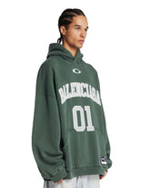 Green Basketball Large Fit Hoodie | PDP | Antonia