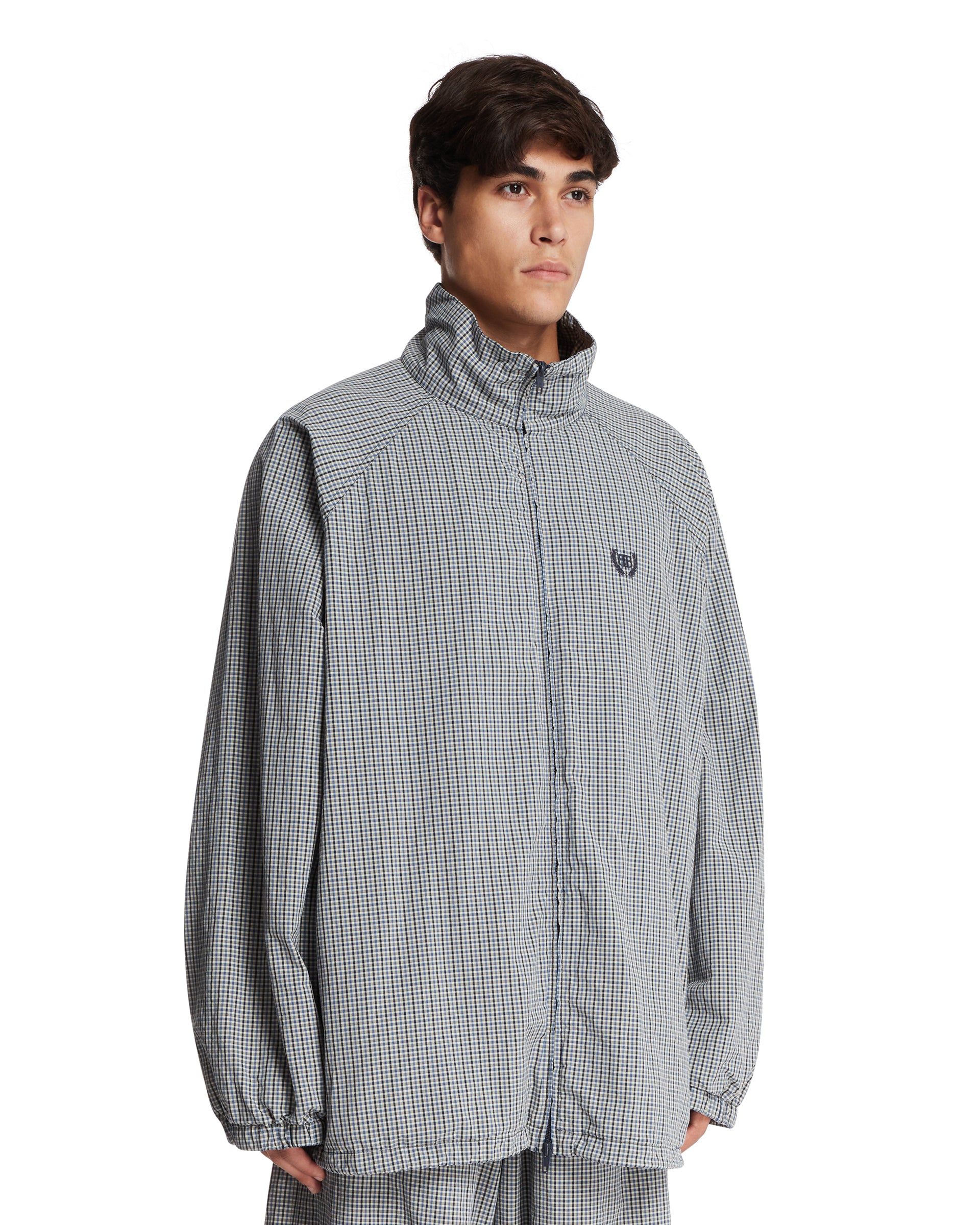 ジャケット・アウター 90s BALENCIAGA wool/silk iridescent coat BALENCIAGA】ヘイリー着用☆GIACCA SHEARLING SPORTY B (BALENCIAGA