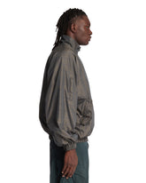 Gray Madras Nylon Bomber | PDP | Antonia