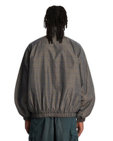 Gray Madras Nylon Bomber | PDP | Antonia