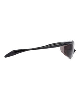 Black Turbo D-Frame Sunglasses | PDP | Antonia