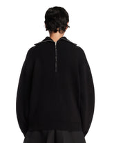 Black Back-To-Front Sweater | PDP | Antonia