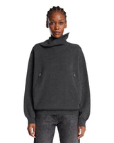 Pullover Back To Front Grigio - Balenciaga donna | PLP | Antonia
