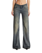 Pantaloni A Gamba Ampia Blu - Balenciaga donna | PLP | Antonia