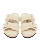 White 1774 Arizona Shearling Slippers | PDP | Antonia