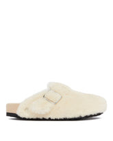 White 1774 Boston Shearling Slippers - New arrivals women's shoes | PLP | Antonia