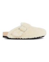 White 1774 Boston Shearling Slippers | PDP | Antonia