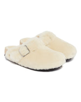 White 1774 Boston Shearling Slippers - New arrivals women's shoes | PLP | Antonia