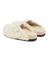 White 1774 Boston Shearling Slippers | PDP | Antonia