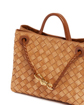 Brown Small Andiamo Bag | PDP | Antonia