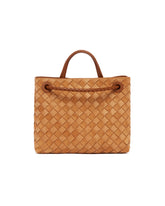 Brown Small Andiamo Bag | PDP | Antonia