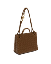 Brown Small Andiamo Bag | PDP | Antonia