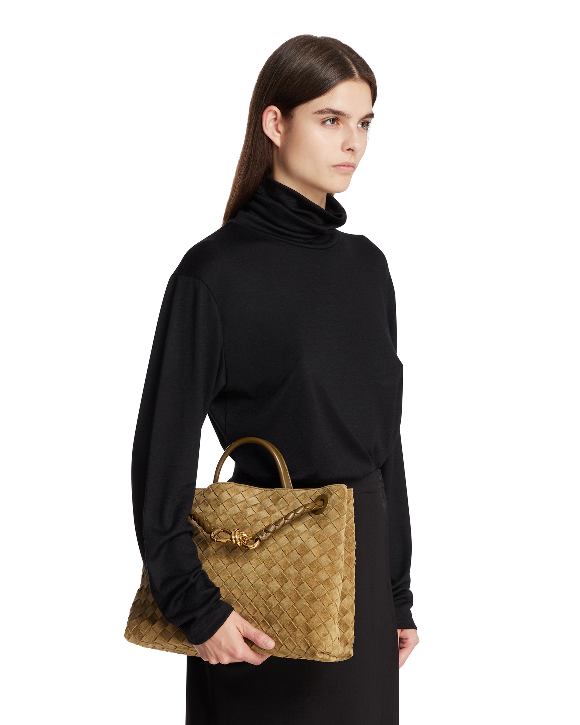 Black East-West Wallace Bag | BOTTEGA VENETA - Antonia
