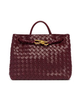 Burgundy Medium Andiamo Bag | PDP | Antonia