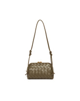 Green Intrecciato Concert Clutch | PDP | Antonia