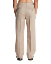 Pantaloni In Lana E Cashmere Beige | PDP | Antonia