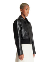 Black Lightweight Leather Jacket | PDP | Antonia