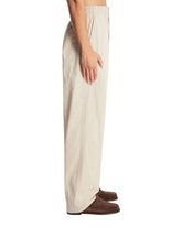 Beige Technical Nylon Pants | PDP | Antonia