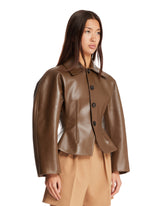 Brown Leather Jacket | PDP | Antonia