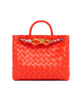 Orange Small Andiamo Bag | PDP | Antonia