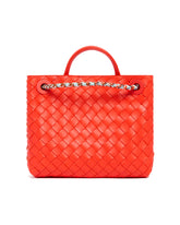 Orange Small Andiamo Bag | PDP | Antonia