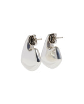 Silver Fin Mini Earrings | PDP | Antonia