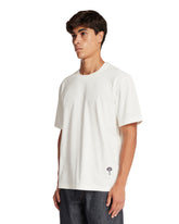 T-Shirt Girocollo Con Ricamo Bianca | PDP | Antonia