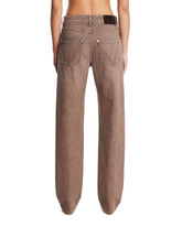 Brown Straight-Leg Jeans | PDP | Antonia