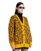 Cardigan Animalier Giallo | PDP | Antonia