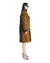 Yellow Animal Print Coat | PDP | Antonia