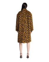 Yellow Animal Print Coat | PDP | Antonia