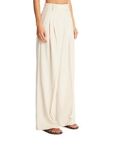 White Cymbaria High-Waisted Pants | PDP | Antonia