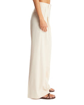 White Cymbaria High-Waisted Pants | PDP | Antonia