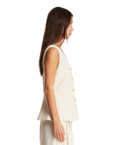 White Merlin Vest | PDP | Antonia
