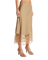 Beige Blake Long Skirt | PDP | Antonia