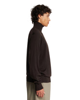 Brown High-Neck Sweater | PDP | Antonia