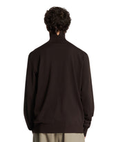 Brown High-Neck Sweater | PDP | Antonia