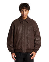 Bomber Di Pelle Marrone - GIACCHE UOMO | PLP | Antonia