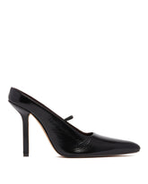 Black Suki Leather Slingback Pumps - Women's pumps | PLP | Antonia