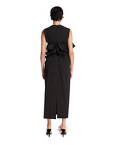 Black Draped Silk Dress | PDP | Antonia