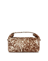 Beige Andy Cow-Print Calf Hair Pouch - SALE WOMEN BAGS | PLP | Antonia