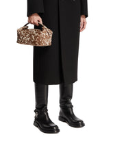 Beige Andy Cow-Print Calf Hair Pouch - SALE WOMEN BAGS | PLP | Antonia