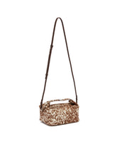 Beige Andy Cow-Print Calf Hair Pouch | PDP | Antonia