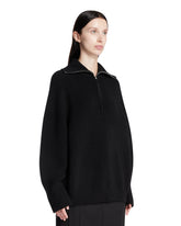 Black Zip Pullover | PDP | Antonia