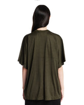 Green Silk T-Shirt | PDP | Antonia