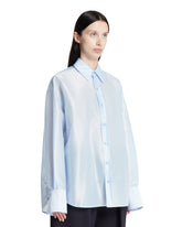 Shiny Light Blue Shirt | PDP | Antonia