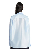 Shiny Light Blue Shirt | PDP | Antonia