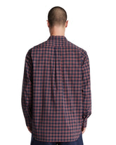 Red Cotton Checkered Shirt | PDP | Antonia