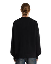Black Wool Crewneck Sweater | PDP | Antonia