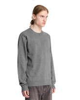 Gray Wool Crewneck Sweater | PDP | Antonia